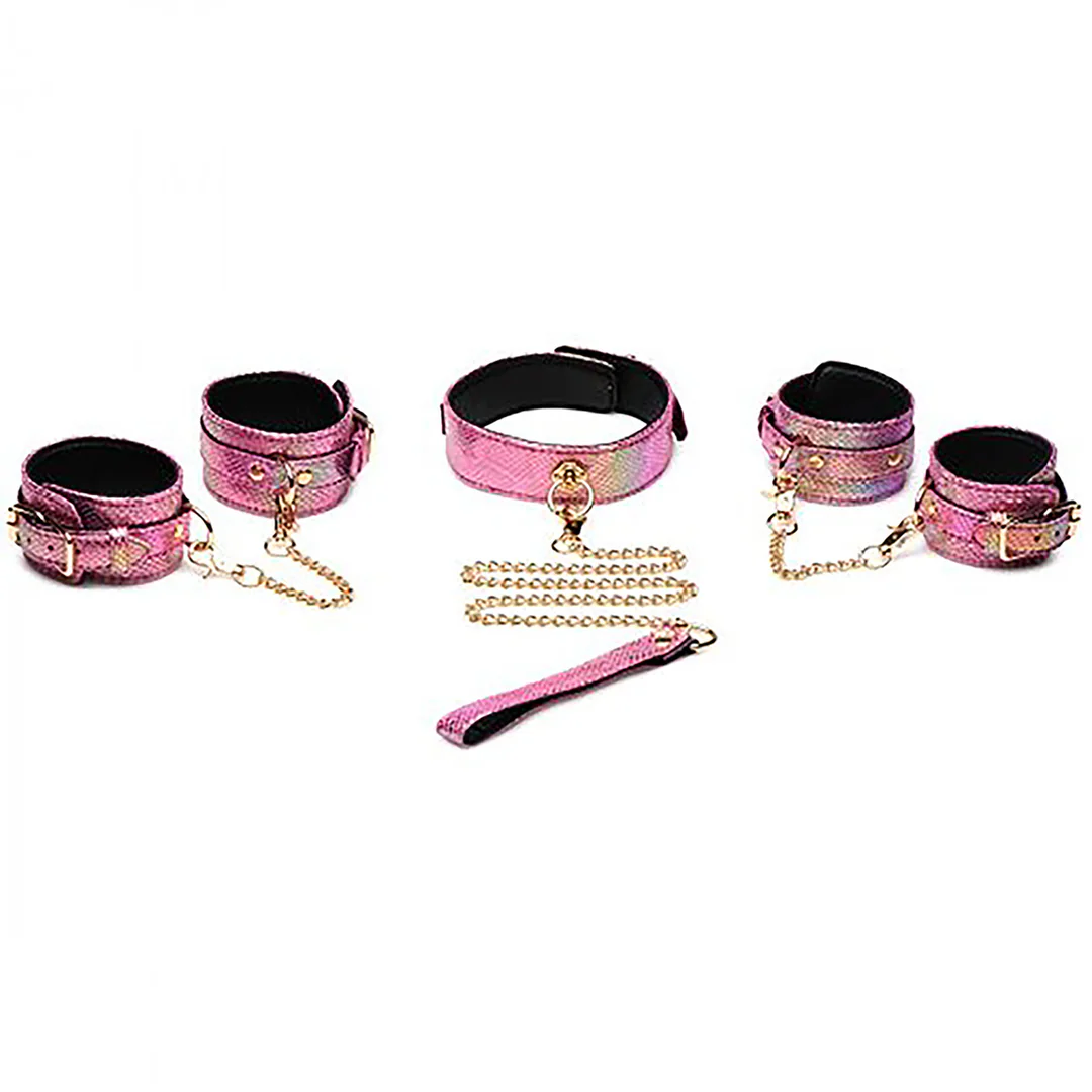 Zestaw BDSM XR Brands Captive Cobra – Różowy