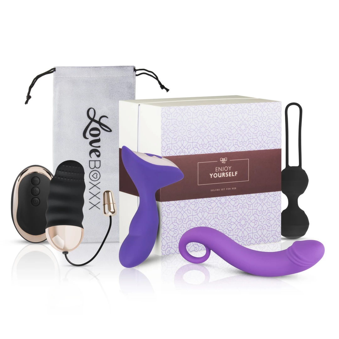 Zestaw akcesoriów intymnych Loveboxxx Solo Box Women Premium