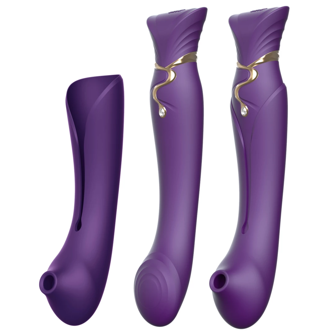 ZALO Queen Set Twilight Purple – Zestaw Wibracyjny z Systemem PulseWave