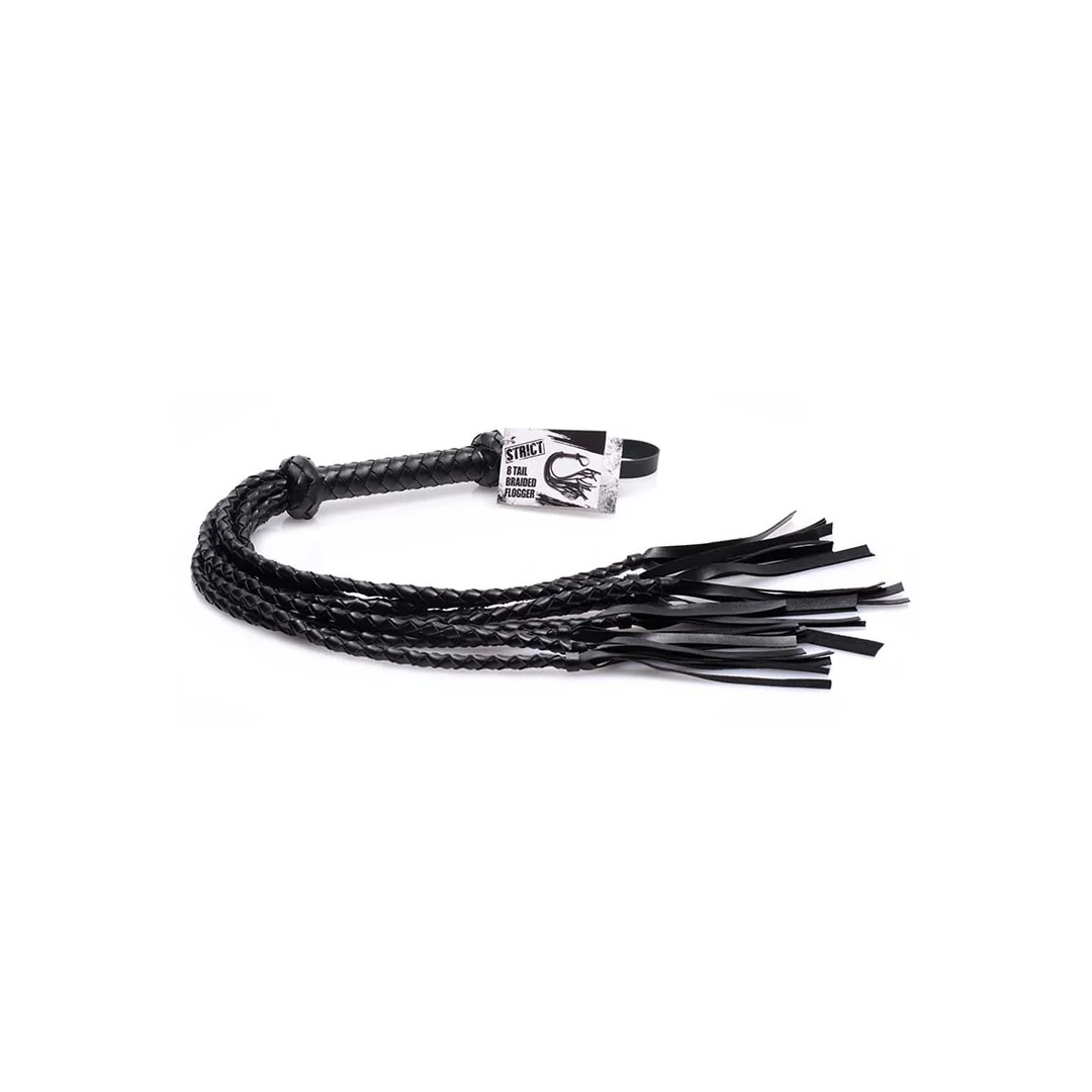 Pleciony Bicz BDSM Braided Flogger – XR Brands