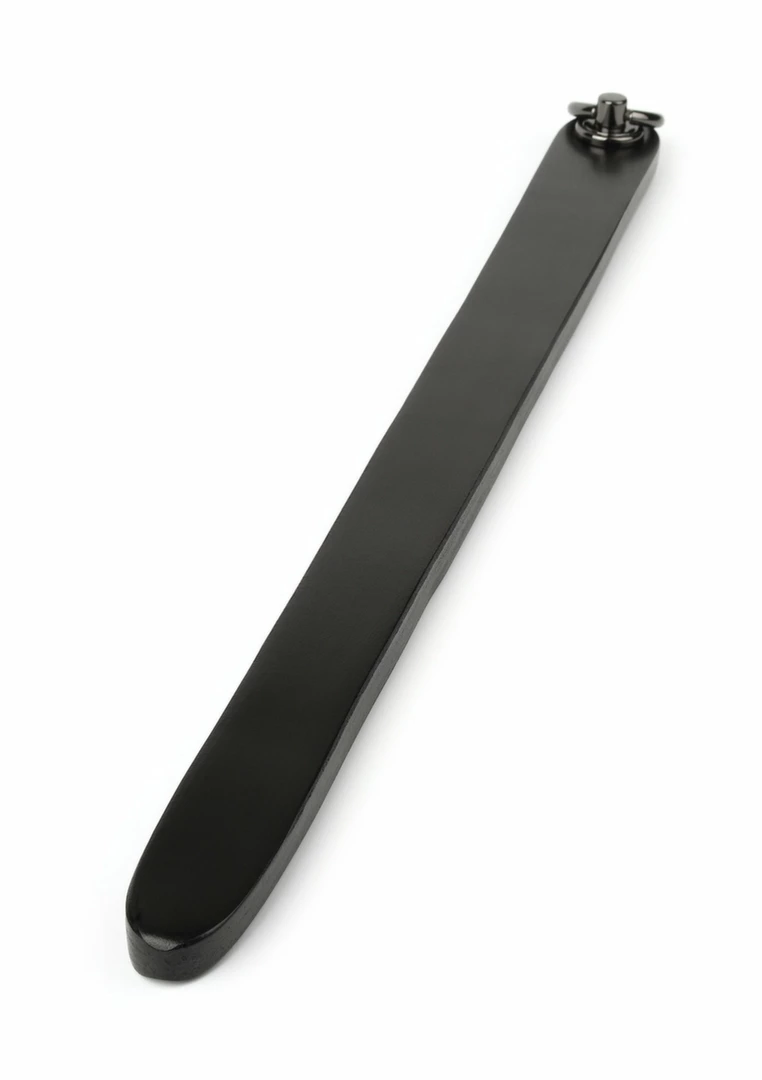 Genuine Leather Ruler Premium Measuring Tool 32cm Black