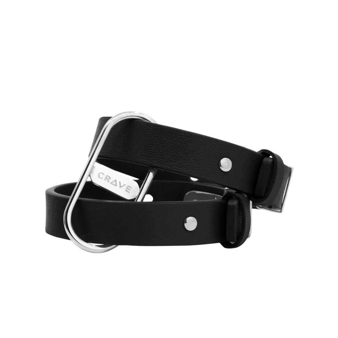 Crave ICON Cuffs Black/Silver – Eleganckie Bransoletki i Kajdanki na Nadgarstki