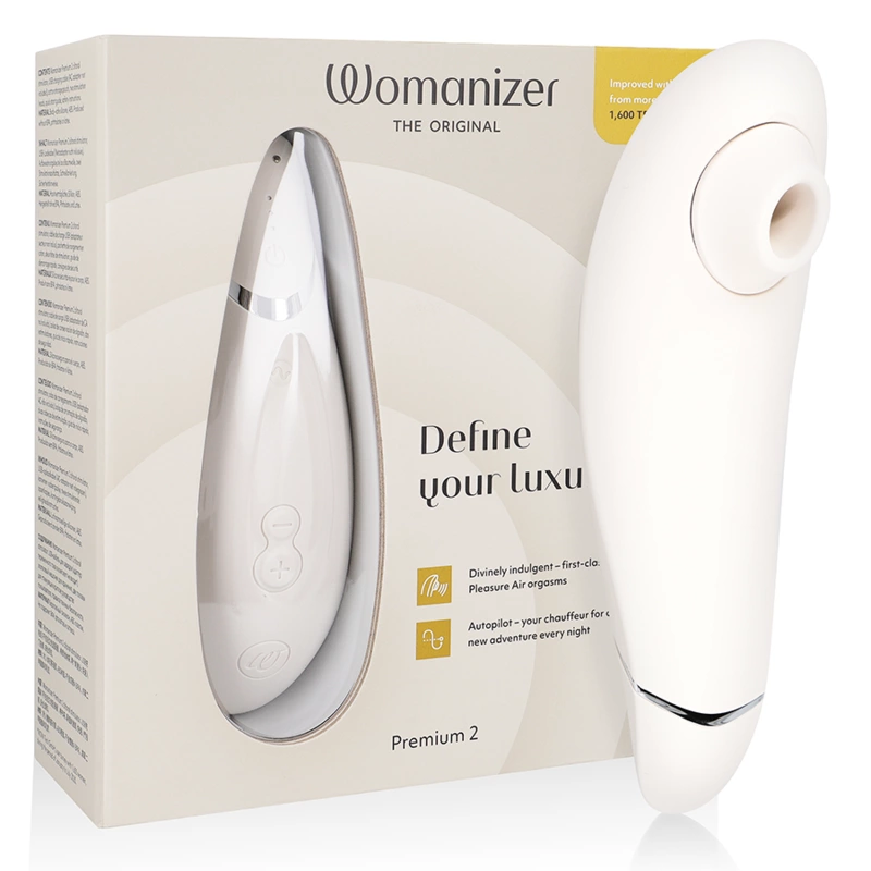 Womanizer Premium 2 Warm Gray - Innowacyjny stymulator z technologią Air Pulse