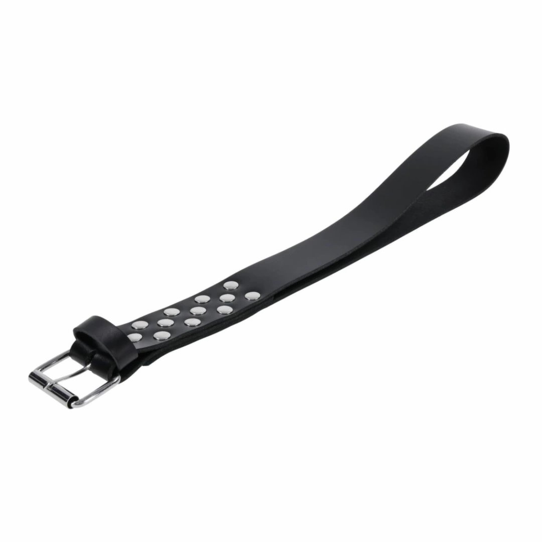 Sportsheets Edge Leather Belt Spanker Czarny
