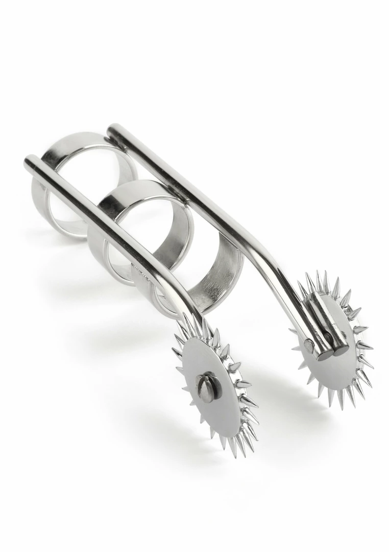 Mr. Steel Double Finger Pinwheel Stainless Steel Sensory Tool