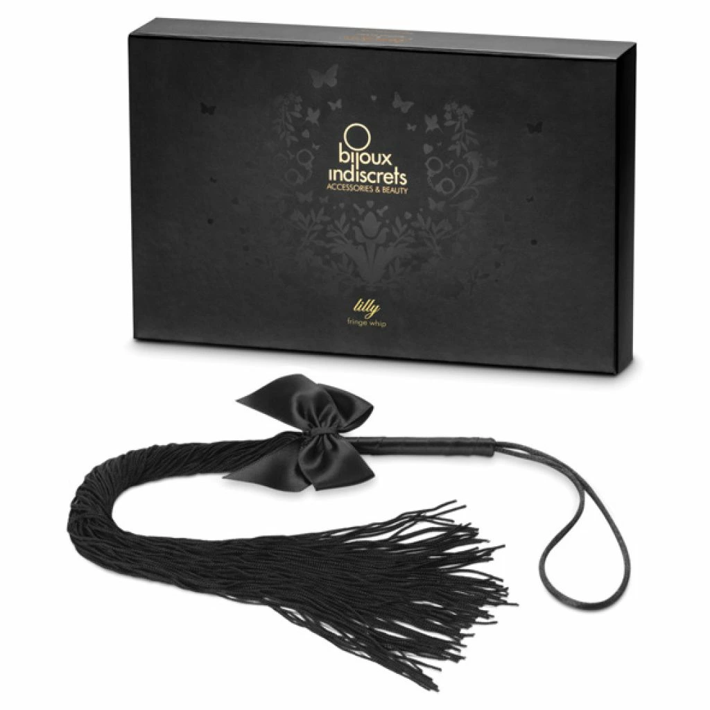 Bijoux Indiscrets Lilly Soft Fringe Whip Black