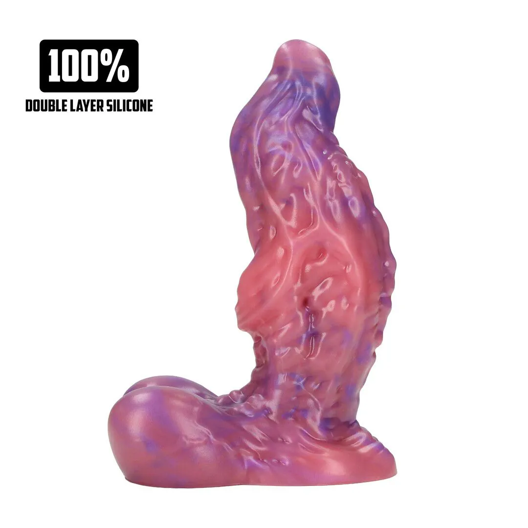 Galactic Ravager - silikonowe dildo - fioletowe