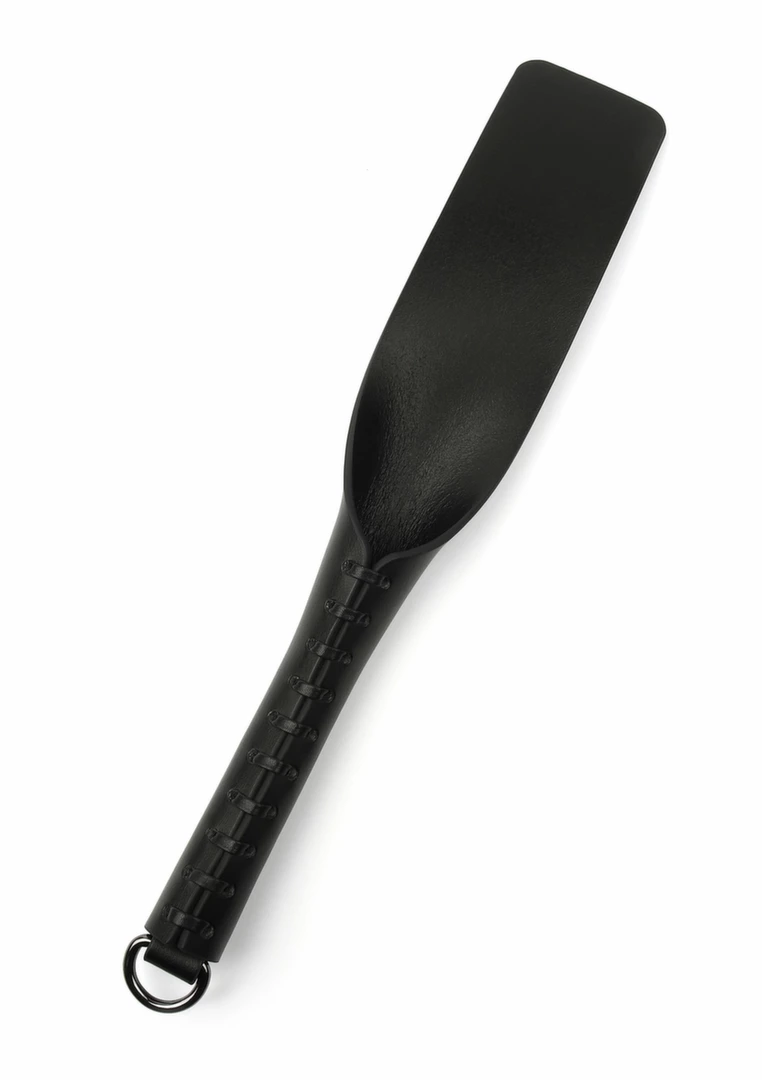 Genuine Leather Slapper II by Rimba - Premium Lace-Up Handle, Black