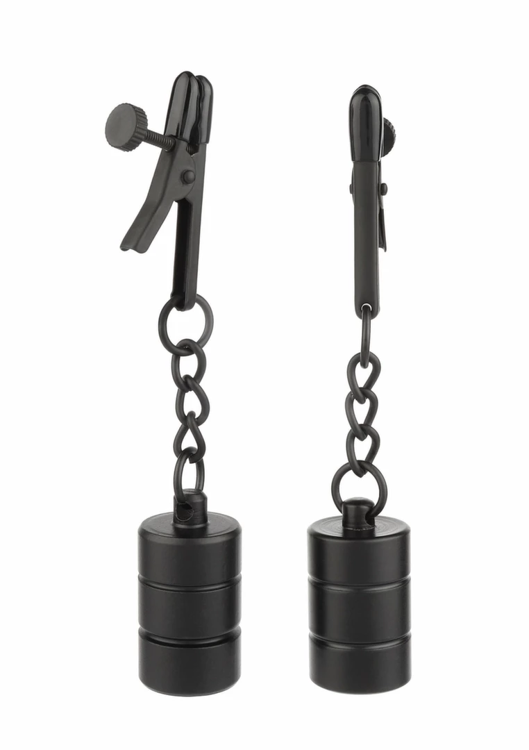 Mr. Steel Adjustable Nipple Clamp Set with Stainless Steel Weights