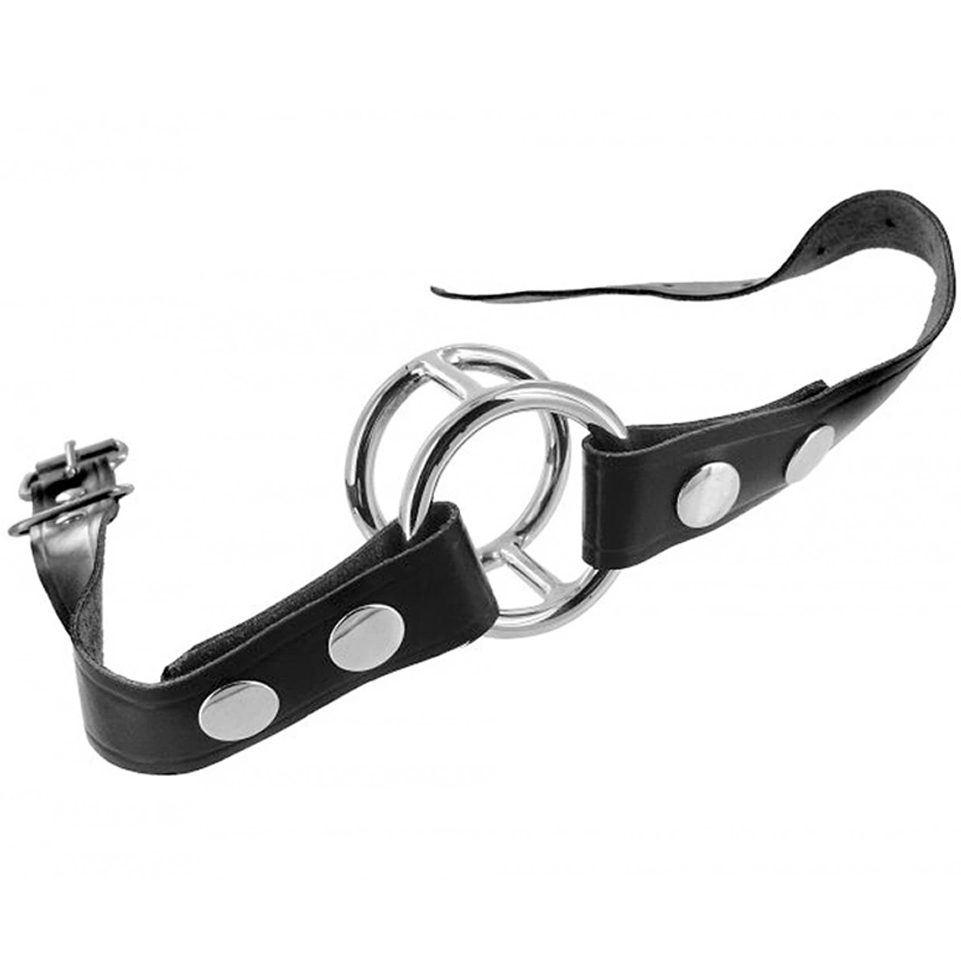 Master Series Metalowy Gag Otwierający Deep Throat