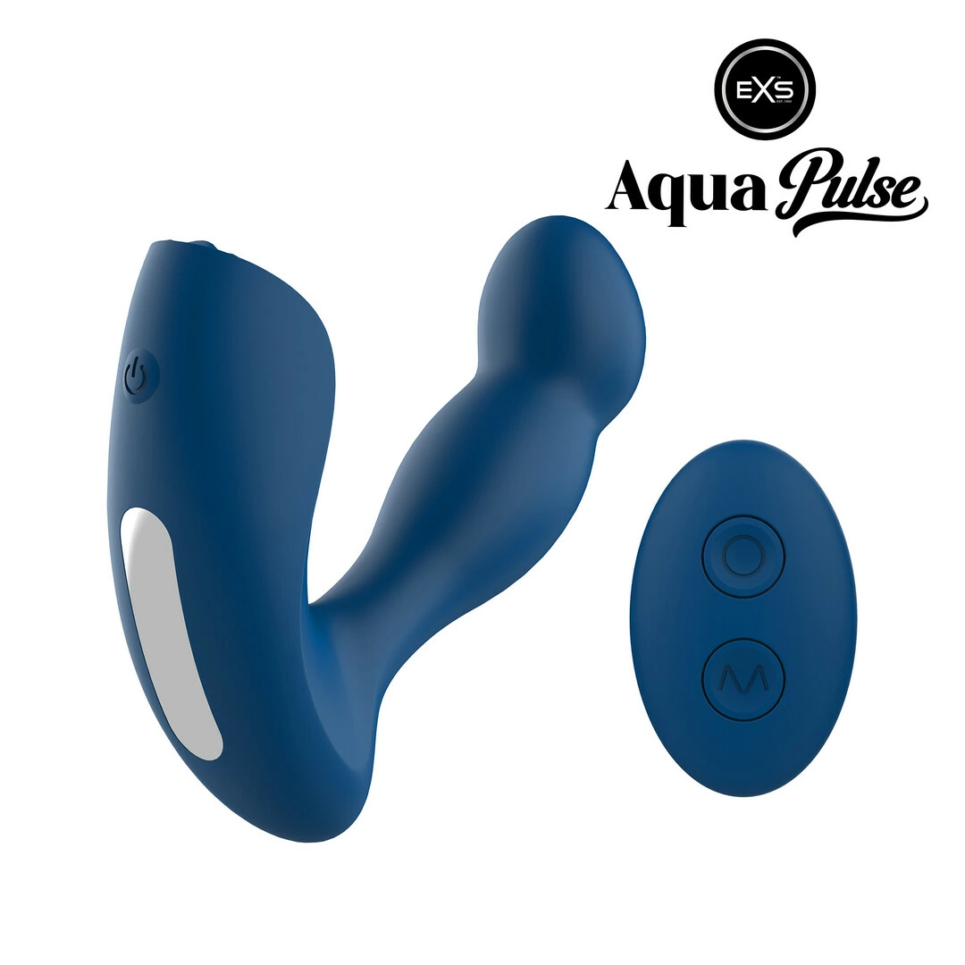EXS AquaPulse Triton Pro niebieski - masażer punktowy z pilotem
